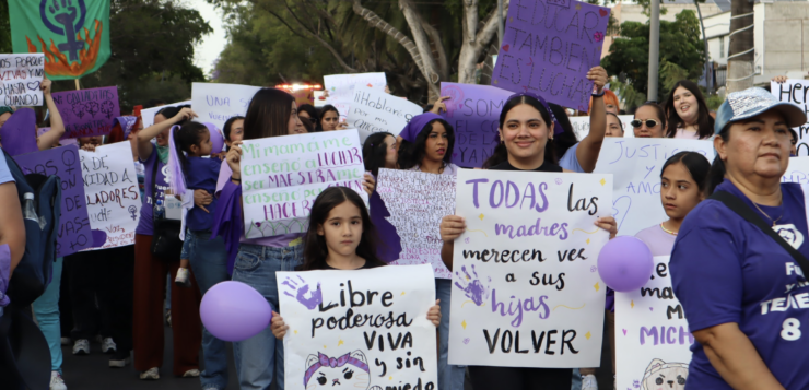 Women marched March 8 to support survivors of violence